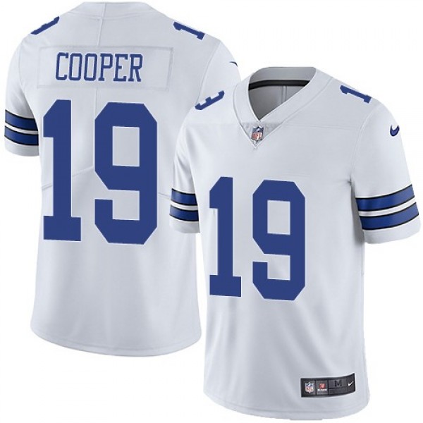 Nike Cowboys #19 Amari Cooper White Men's Stitched NFL Vapor Untouchable Limited Jersey