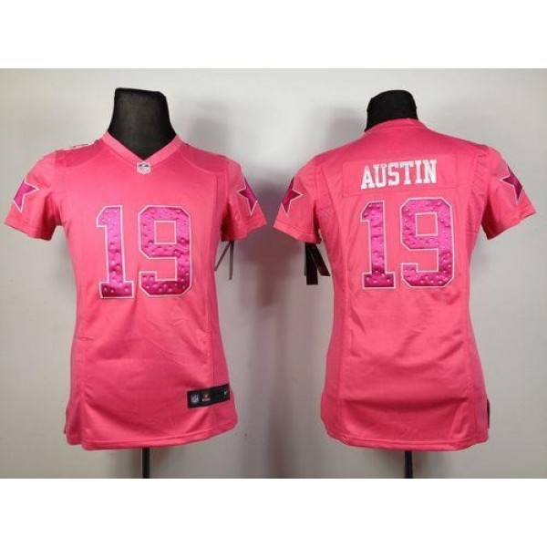 Women's Cowboys #19 Miles Austin Pink Sweetheart Stitched NFL Elite Jersey
