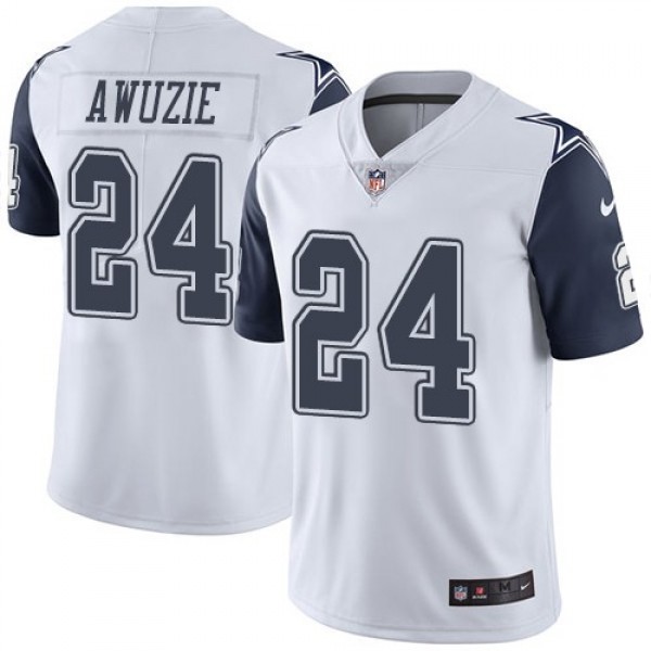 Nike Cowboys #24 Chidobe Awuzie White Men's Stitched NFL Limited Rush Jersey