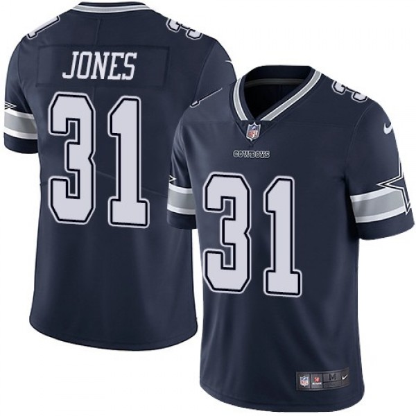 Nike Cowboys #31 Byron Jones Navy Blue Team Color Men's Stitched NFL Vapor Untouchable Limited Jersey