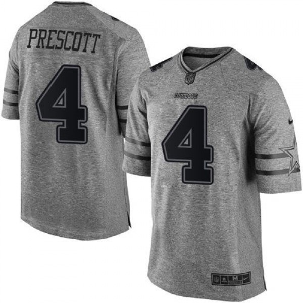 مفارش طاوله Nike Cowboys #4 Dak Prescott Gray Men's Stitched NFL Limited ... مفارش طاوله
