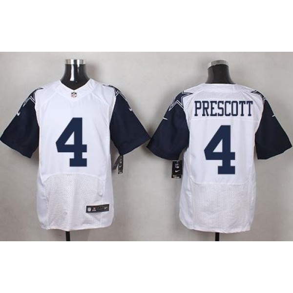 اسعار الخضار في السعودية Nike Cowboys #4 Dak Prescott White Men's Stitched NFL Elite Rush ... اسعار الخضار في السعودية