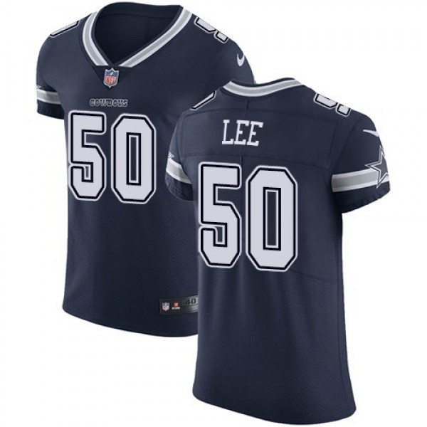 Nike Cowboys #50 Sean Lee Navy Blue Team Color Men's Stitched NFL Vapor Untouchable Elite Jersey