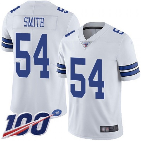 Nike Cowboys #54 Jaylon Smith White Men's Stitched NFL 100th Season Vapor Limited Jersey