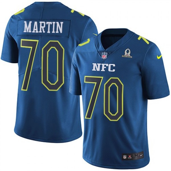 Nike Cowboys #70 Zack Martin Navy Men's Stitched NFL Limited NFC 2017 Pro Bowl Jersey