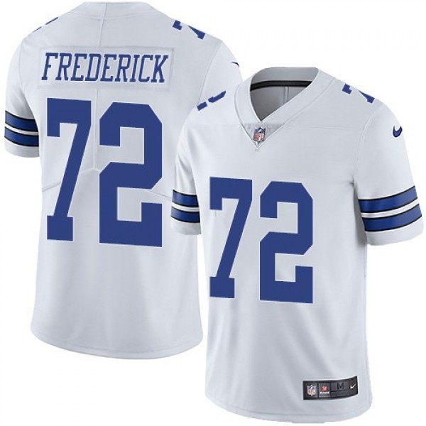 Nike Cowboys #72 Travis Frederick White Men's Stitched NFL Vapor Untouchable Limited Jersey