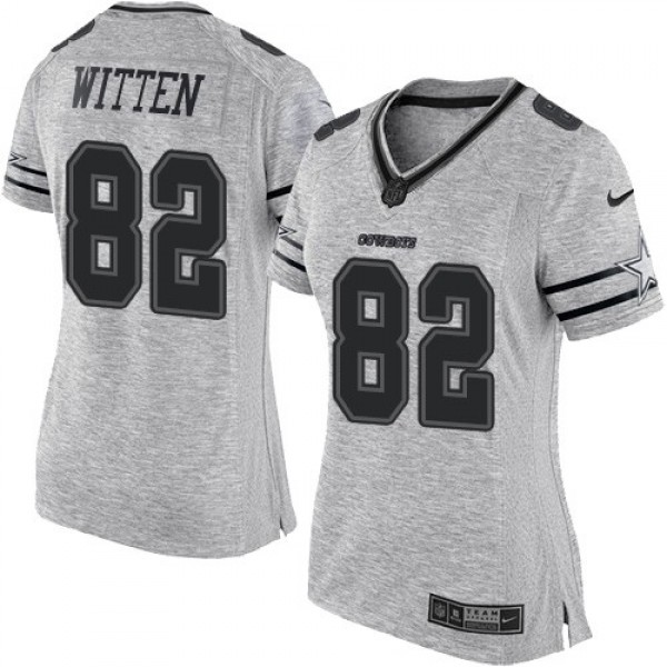 افضل كوكيز بالرياض Women's Cowboys #82 Jason Witten Gray Stitched NFL Limited ... افضل كوكيز بالرياض