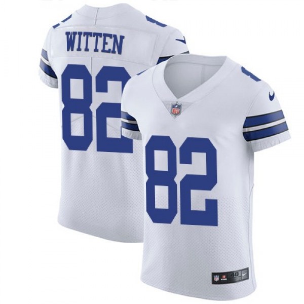 Nike Cowboys #82 Jason Witten White Men's Stitched NFL Vapor Untouchable Elite Jersey