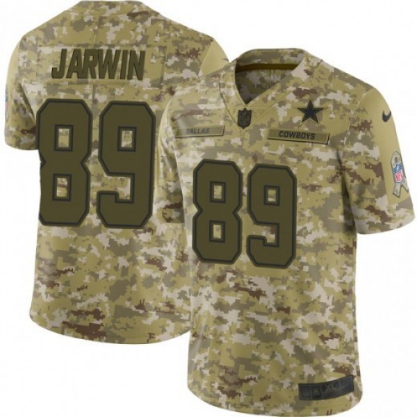 Nike Cowboys #89 Blake Jarwin Camo Men's Stitched NFL Limited 2018 Salute To Service Jersey
