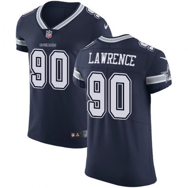 Nike Cowboys #90 Demarcus Lawrence Navy Blue Team Color Men's Stitched NFL Vapor Untouchable Elite Jersey