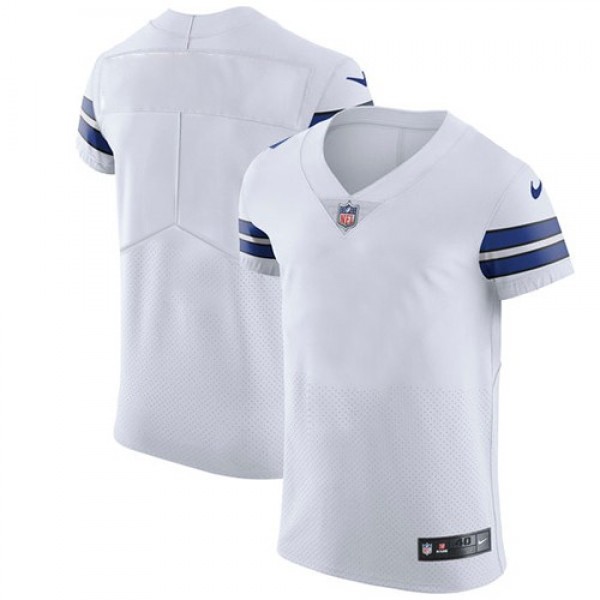 Nike Cowboys Blank White Men's Stitched NFL Vapor Untouchable Elite Jersey