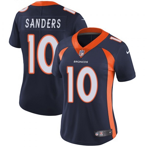 Women's Broncos #10 Emmanuel Sanders Blue Alternate Stitched NFL Vapor Untouchable Limited Jersey