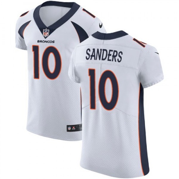 Nike Broncos #10 Emmanuel Sanders White Men's Stitched NFL Vapor Untouchable Elite Jersey