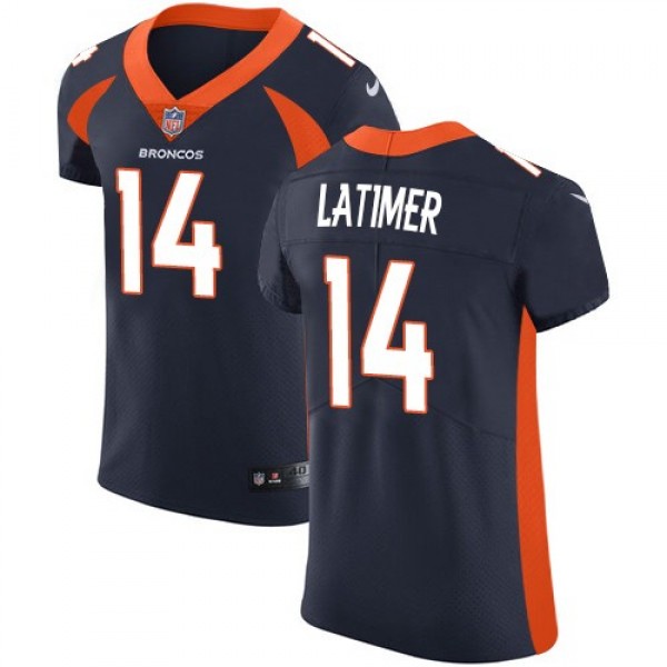 Nike Broncos #14 Cody Latimer Navy Blue Alternate Men's Stitched NFL Vapor Untouchable Elite Jersey