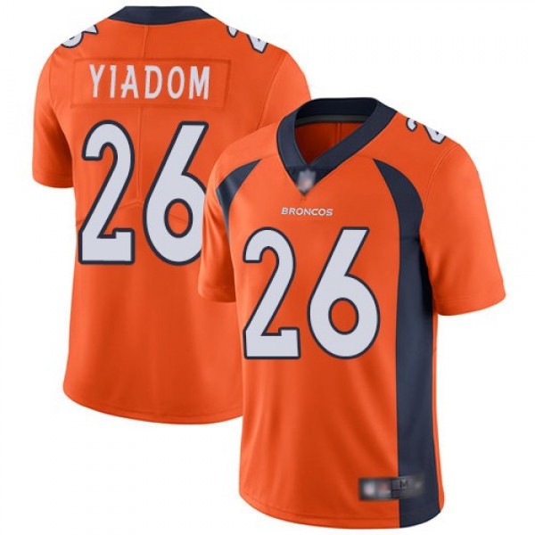 Nike Broncos #26 Isaac Yiadom Orange Team Color Men's Stitched NFL Vapor Untouchable Limited Jersey