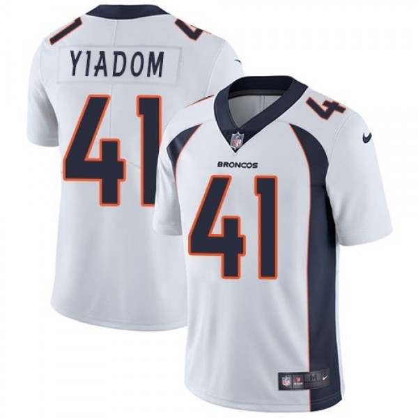Nike Broncos #41 Isaac Yiadom White Men's Stitched NFL Vapor Untouchable Limited Jersey