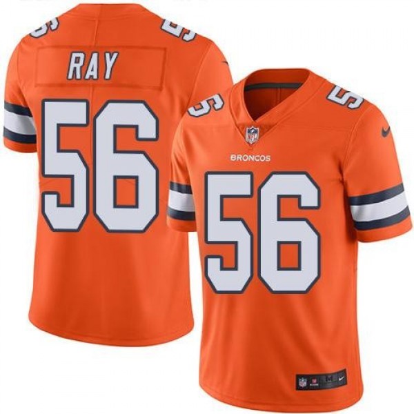 القوات الجوية Nike Broncos #56 Shane Ray Orange Men's Stitched NFL Limited Rush ... القوات الجوية