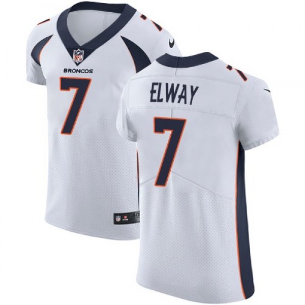 Nike Broncos #7 John Elway White Men's Stitched NFL Vapor Untouchable Elite Jersey