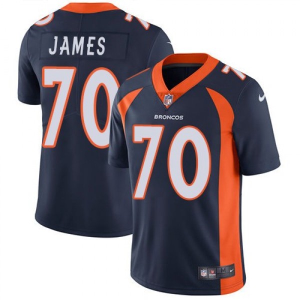 Nike Broncos #70 Ja'Wuan James Navy Blue Alternate Men's Stitched NFL Vapor Untouchable Limited Jersey