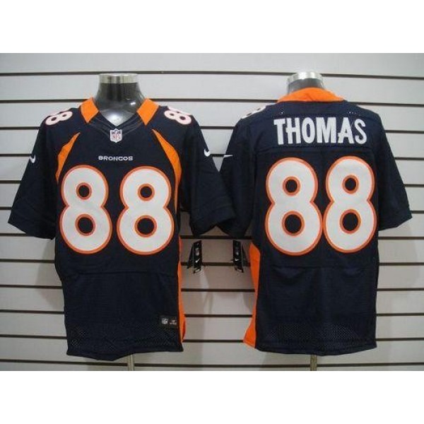 Nike Broncos #88 Demaryius Thomas Navy Blue Alternate Men's Stitched NFL Elite Jersey