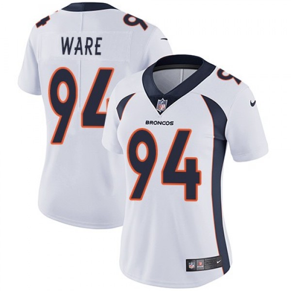 حبيبات داك Women's Broncos #94 DeMarcus Ware White Stitched NFL Vapor ... حبيبات داك