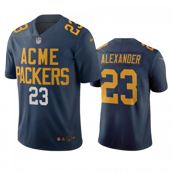 Green Bay Packers #23 Jaire Alexander Navy Vapor Limited City Edition NFL Jersey