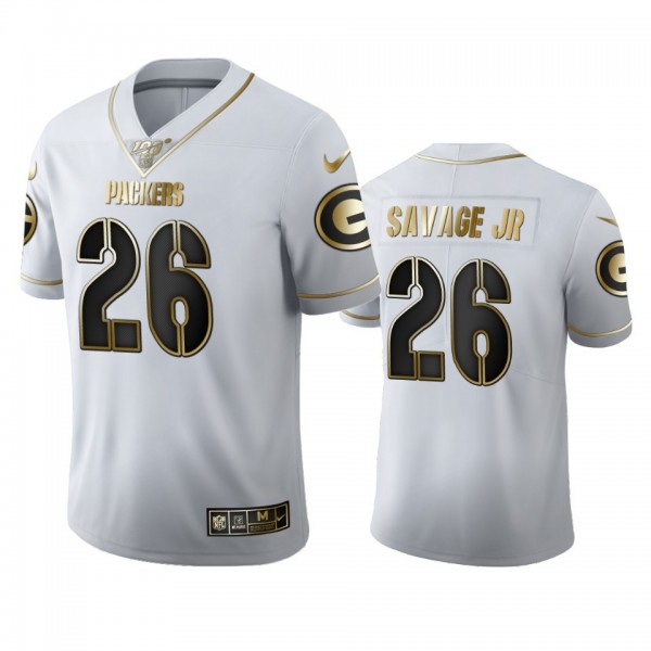 لبن بالانجليزي Green Bay Packers #26 Darnell Savage Jr. Men's Nike White Golden ... لبن بالانجليزي