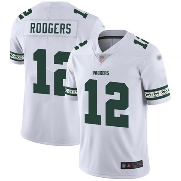 Nike Packers #12 Aaron Rodgers White Men's Stitched NFL Limited Team Logo Fashion Jersey