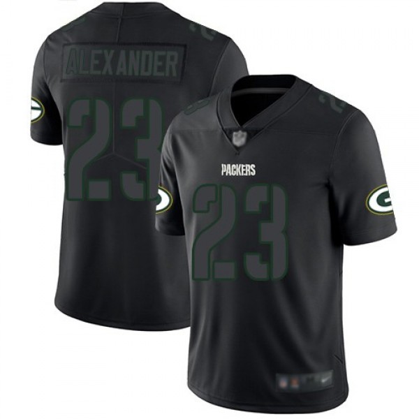 Nike Packers #23 Jaire Alexander Black Men's Stitched NFL Limited Rush Impact Jersey