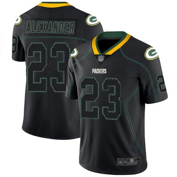 Nike Packers #23 Jaire Alexander Lights Out Black Men's Stitched NFL Limited Rush Jersey