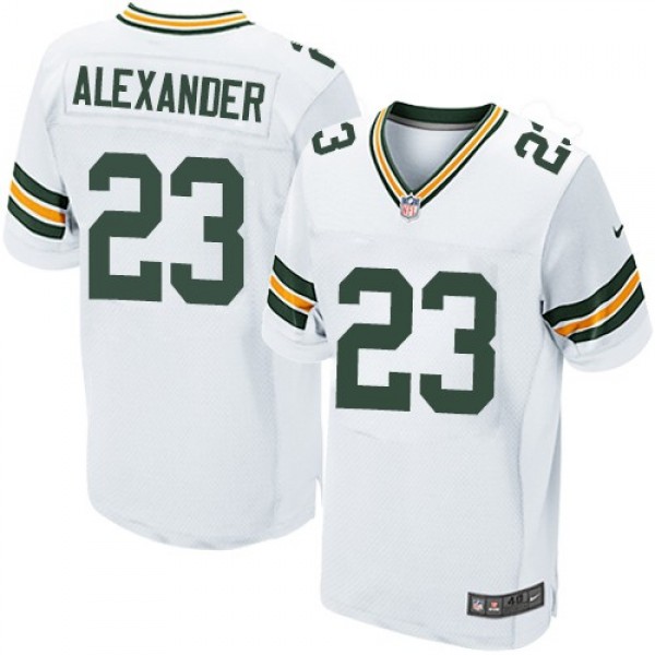 Nike Packers #23 Jaire Alexander White Men's Stitched NFL Elite Jersey