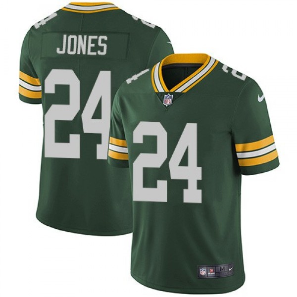 Nike Packers #24 Josh Jones Green Team Color Men's Stitched NFL Vapor Untouchable Limited Jersey