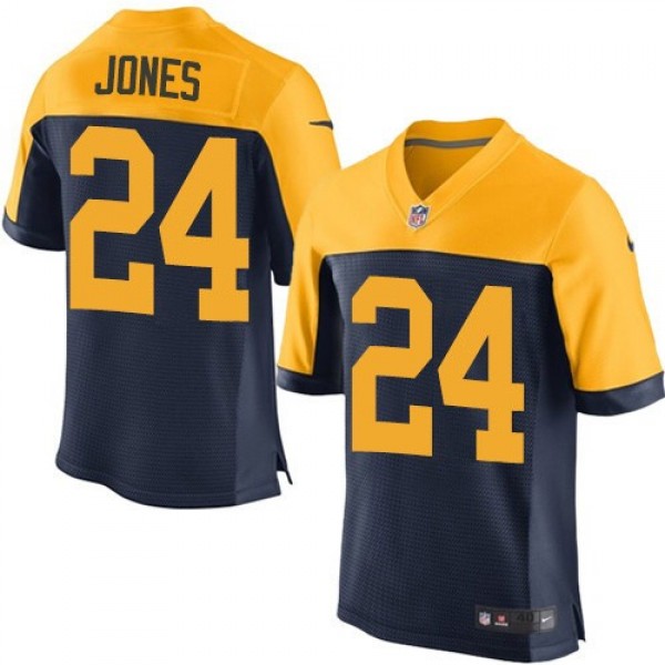 Nike Packers #24 Josh Jones Navy Blue Alternate Men's Stitched NFL New Elite Jersey