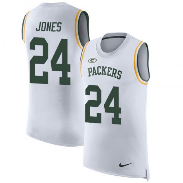 راكان راكان Nike Packers #24 Josh Jones White Men's Stitched NFL Limited Rush ... راكان راكان