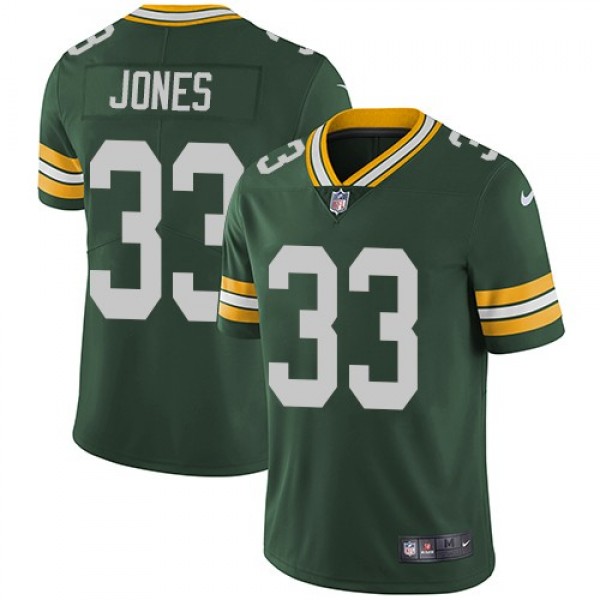 Nike Packers #33 Aaron Jones Green Team Color Men's Stitched NFL Vapor Untouchable Limited Jersey