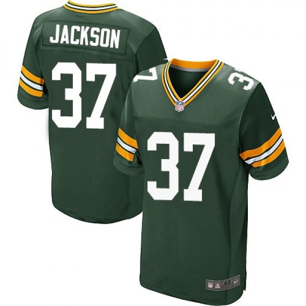 Nike Packers #37 Josh Jackson Green Team Color Men's Stitched NFL Elite Jersey