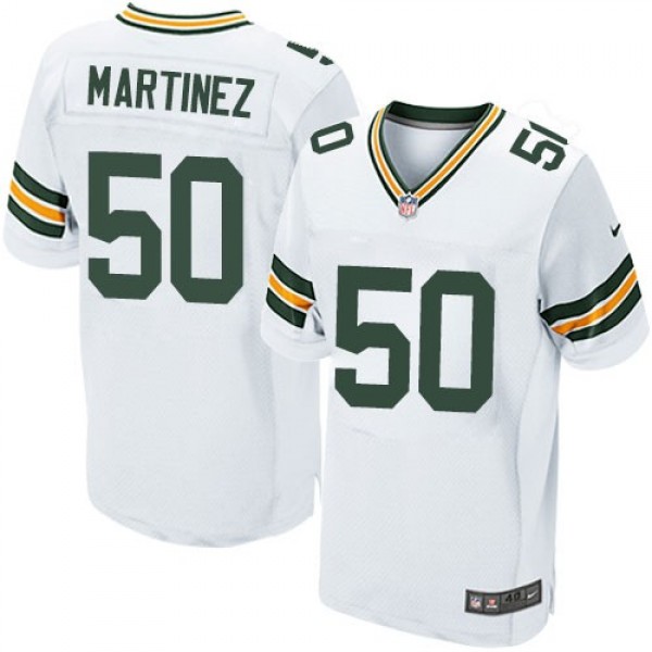 Nike Packers #50 Blake Martinez White Men's Stitched NFL Elite Jersey