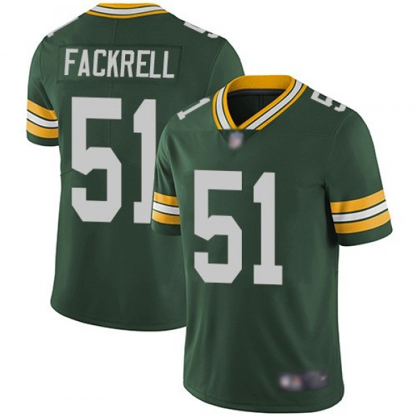 Nike Packers #51 Kyler Fackrell Green Team Color Men's Stitched NFL Vapor Untouchable Limited Jersey