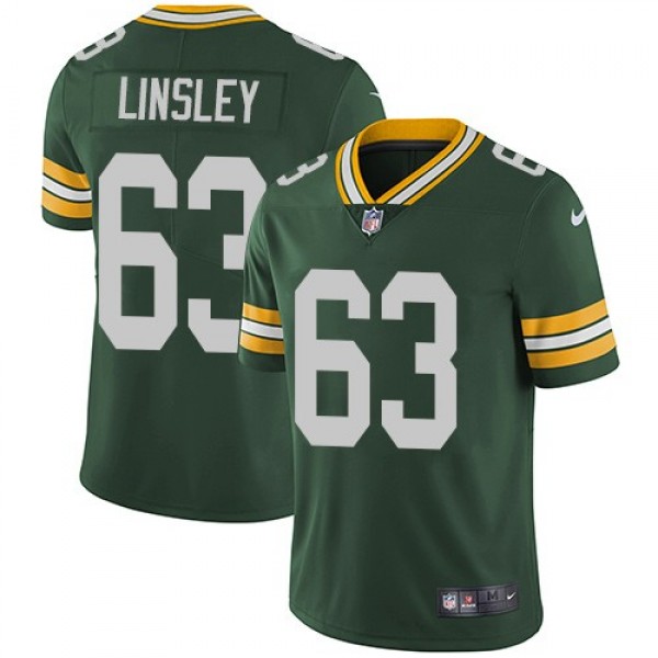 Nike Packers #63 Corey Linsley Green Team Color Men's Stitched NFL Vapor Untouchable Limited Jersey