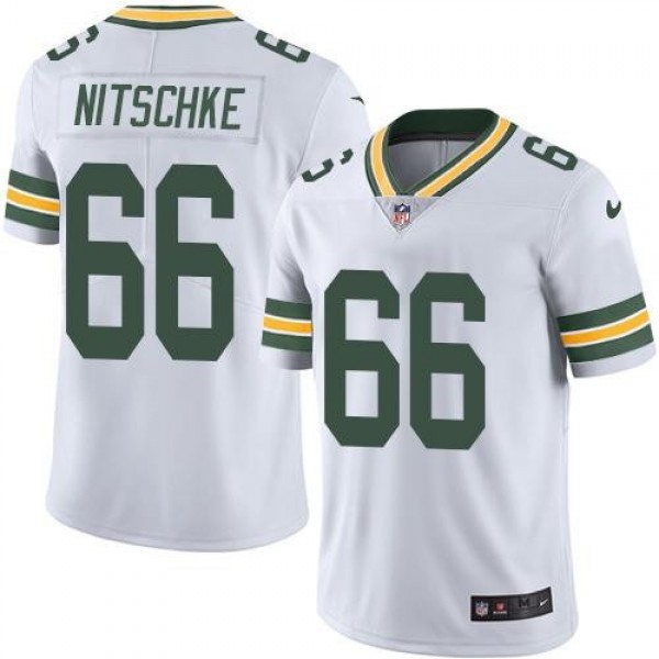 Nike Packers #66 Ray Nitschke White Men's Stitched NFL Vapor Untouchable Limited Jersey