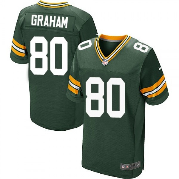 Nike Packers #80 Jimmy Graham Green Team Color Men's Stitched NFL Elite Jersey