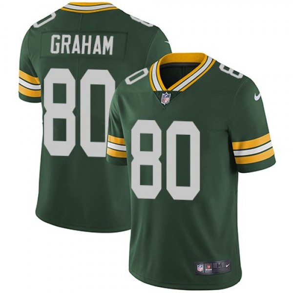 Nike Packers #80 Jimmy Graham Green Team Color Men's Stitched NFL Vapor Untouchable Limited Jersey