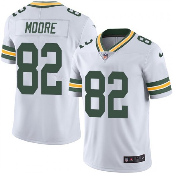 Nike Packers #82 J'Mon Moore White Men's Stitched NFL Vapor Untouchable Limited Jersey