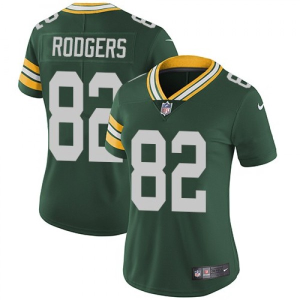 Women's Packers #82 Richard Rodgers Green Team Color Stitched NFL Vapor Untouchable Limited Jersey