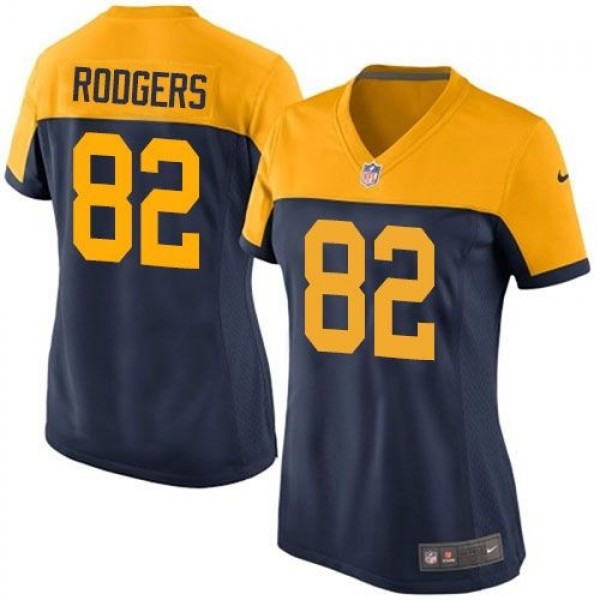 Women's Packers #82 Richard Rodgers Navy Blue Alternate Stitched NFL New Elite Jersey