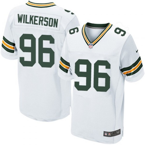 Nike Packers #96 Muhammad Wilkerson White Men's Stitched NFL Elite Jersey