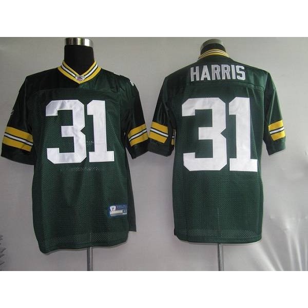 Packers Al Harris #31 Green Stitched NFL Jersey