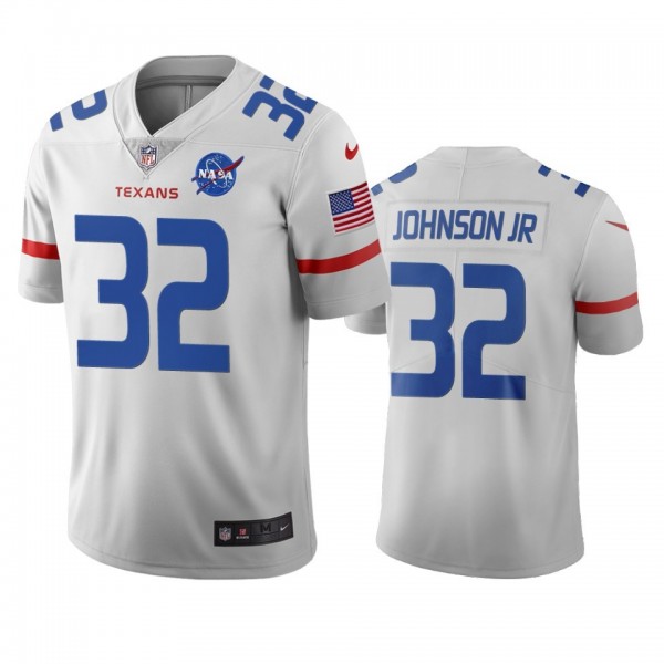 Houston Texans #32 Lonnie Johnson Jr. White Vapor Limited City Edition NFL Jersey