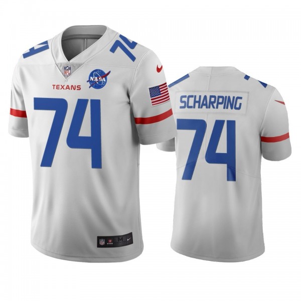 Houston Texans #74 Max Scharping White Vapor Limited City Edition NFL Jersey