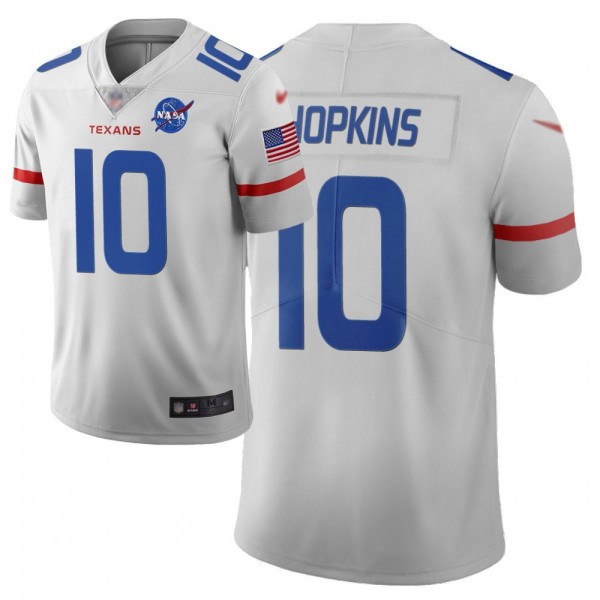 كريفون Nike Texans #10 DeAndre Hopkins White Men's Stitched NFL Limited ... كريفون